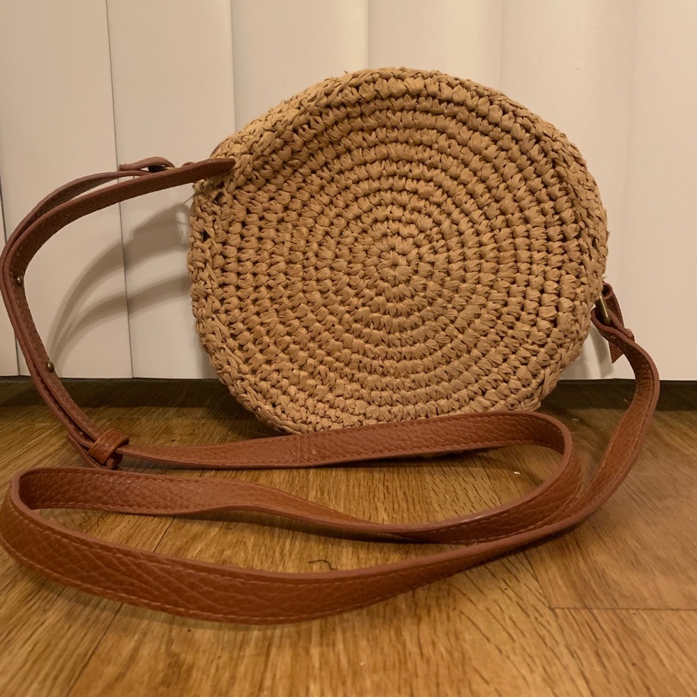 American Eagle Straw Crossbody